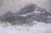 Claude Monet Mount Kolsaas in Misty Weather Germany oil painting artist